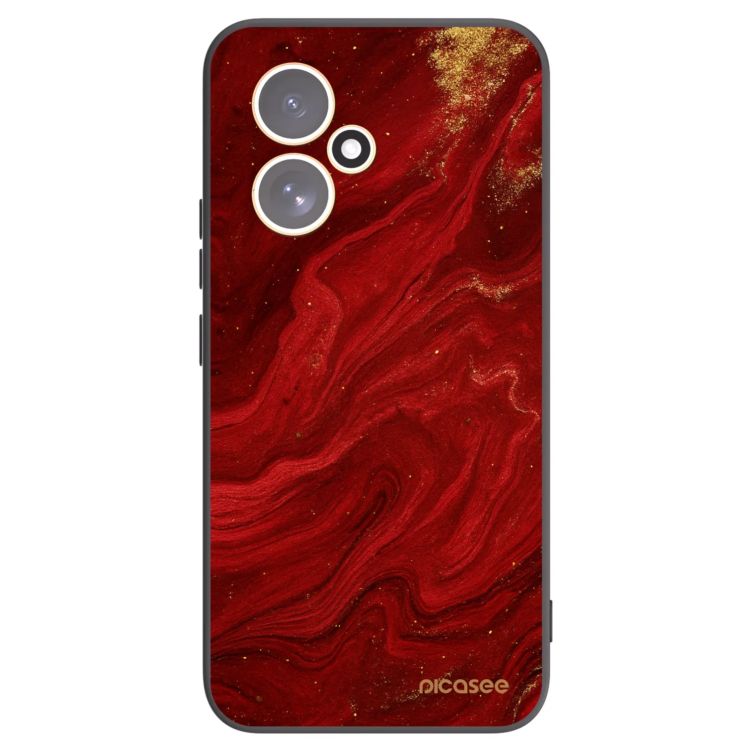 Picasee silikonski črni ovitek za Honor 400 5G - Red