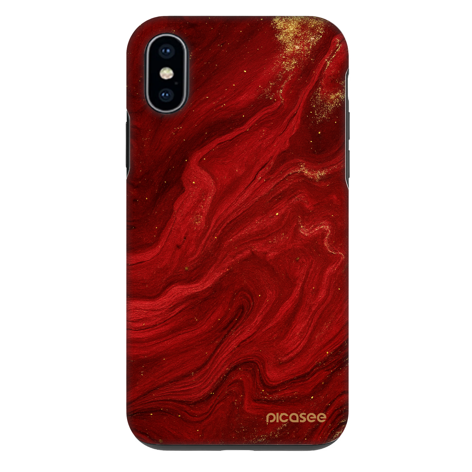 Picasee Fashion Case za Apple iPhone X/XS - Red