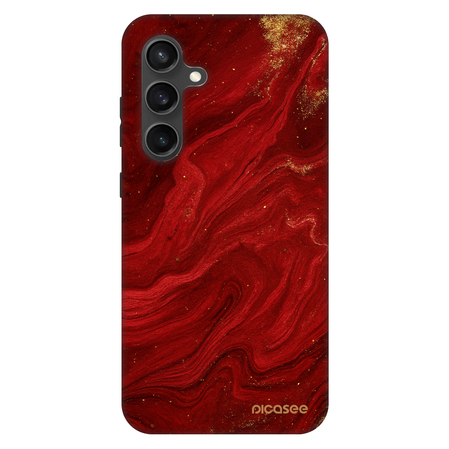 Picasee Fashion Case za Samsung Galaxy S24 FE S721B - Red