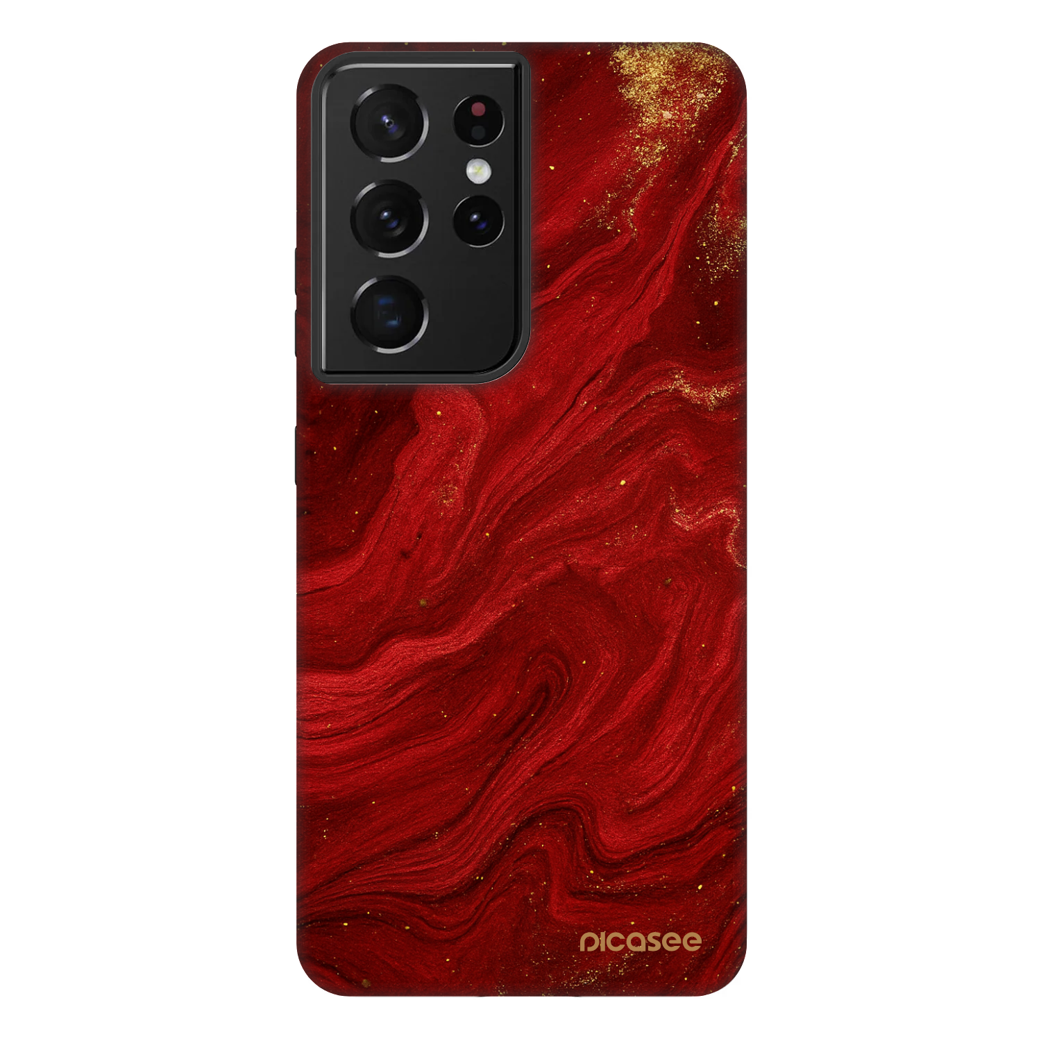 Picasee Fashion Case za Samsung Galaxy S21 Ultra 5G G998B - Red