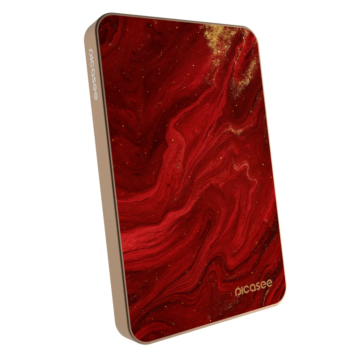 Picasee Prenosna baterija z MagSafe 5 000 mAh Zlati - Red