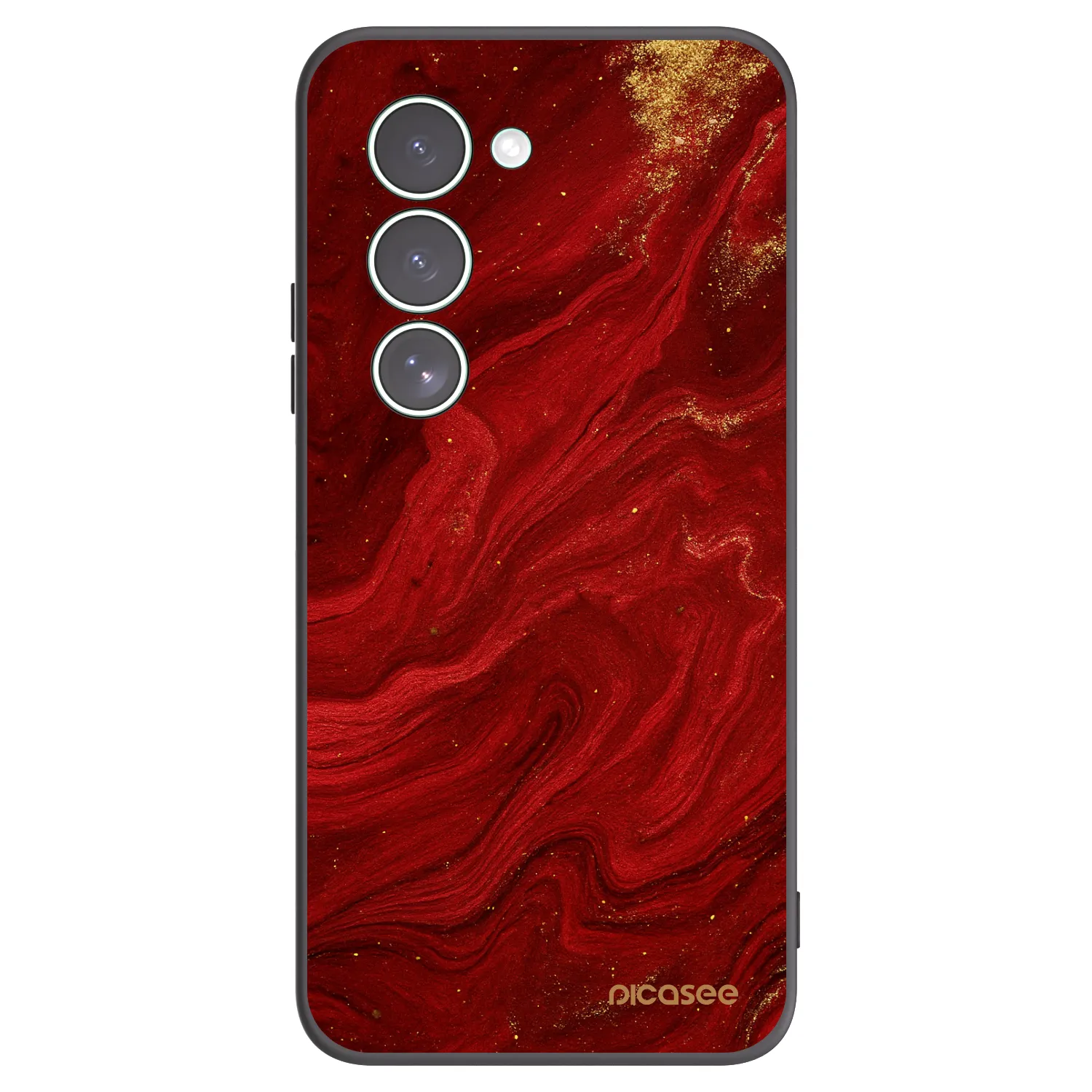 Picasee silikonski črni ovitek za Xiaomi Redmi 15 5G - Red