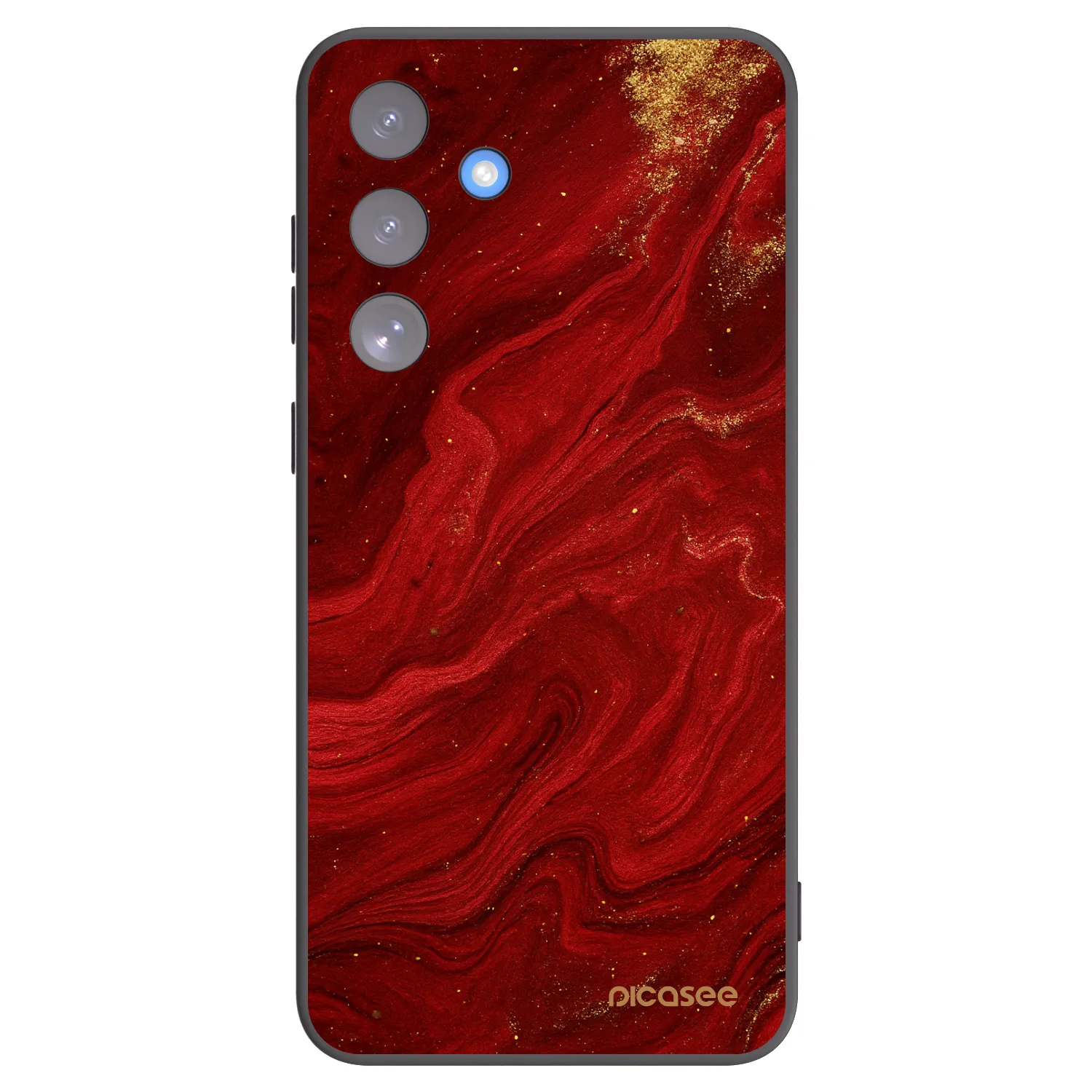 Picasee silikonski črni ovitek za Samsung Galaxy S25 FE 5G - Red