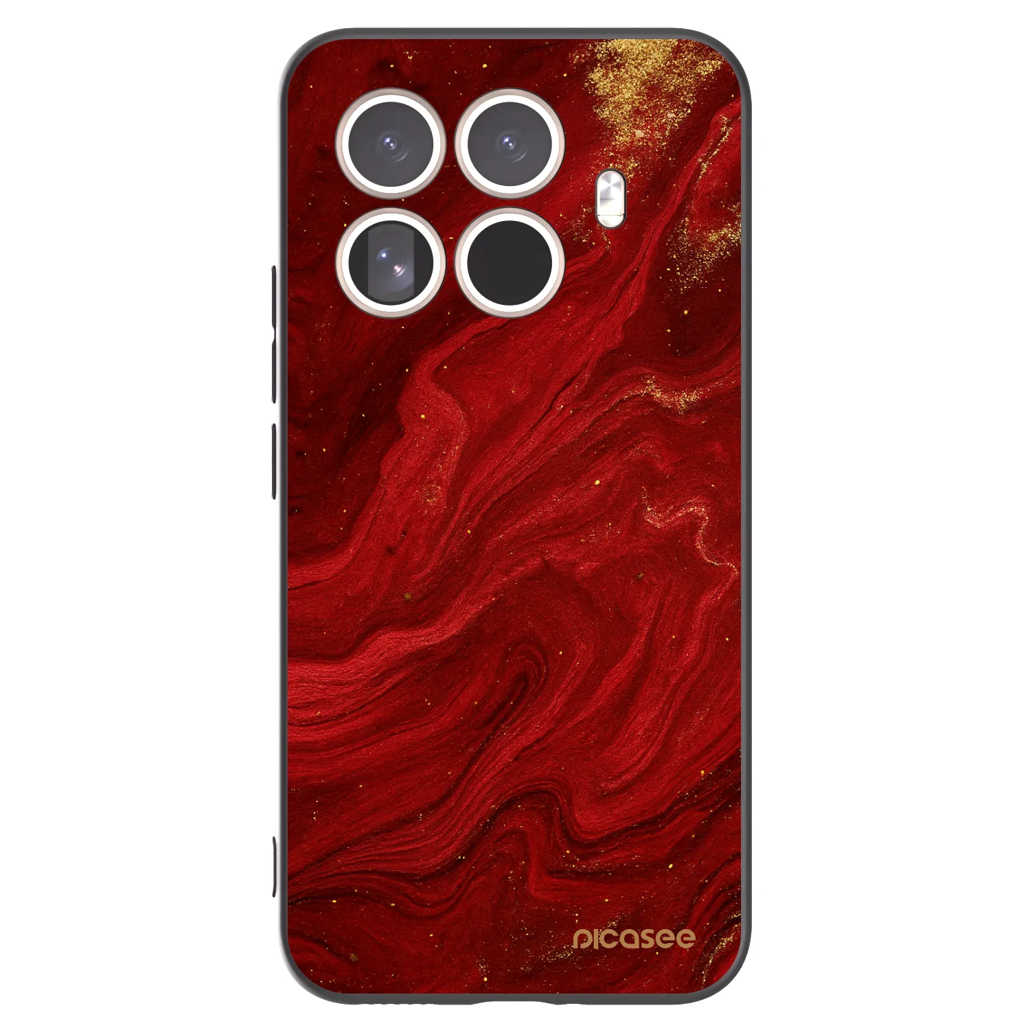 Picasee silikonski črni ovitek za Xiaomi 15T Pro - Red