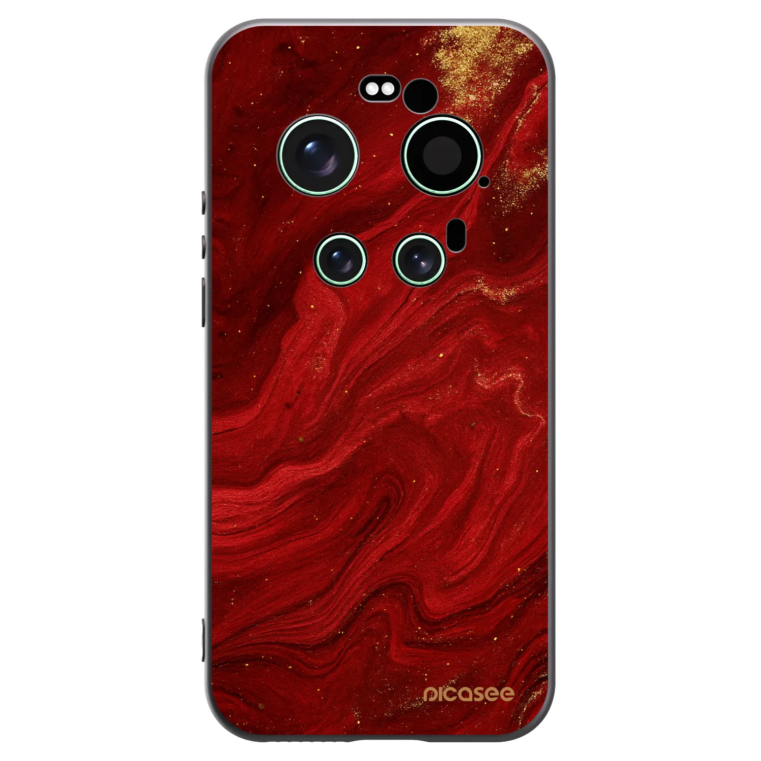 Picasee silikonski črni ovitek za Xiaomi 17 Ultra - Red