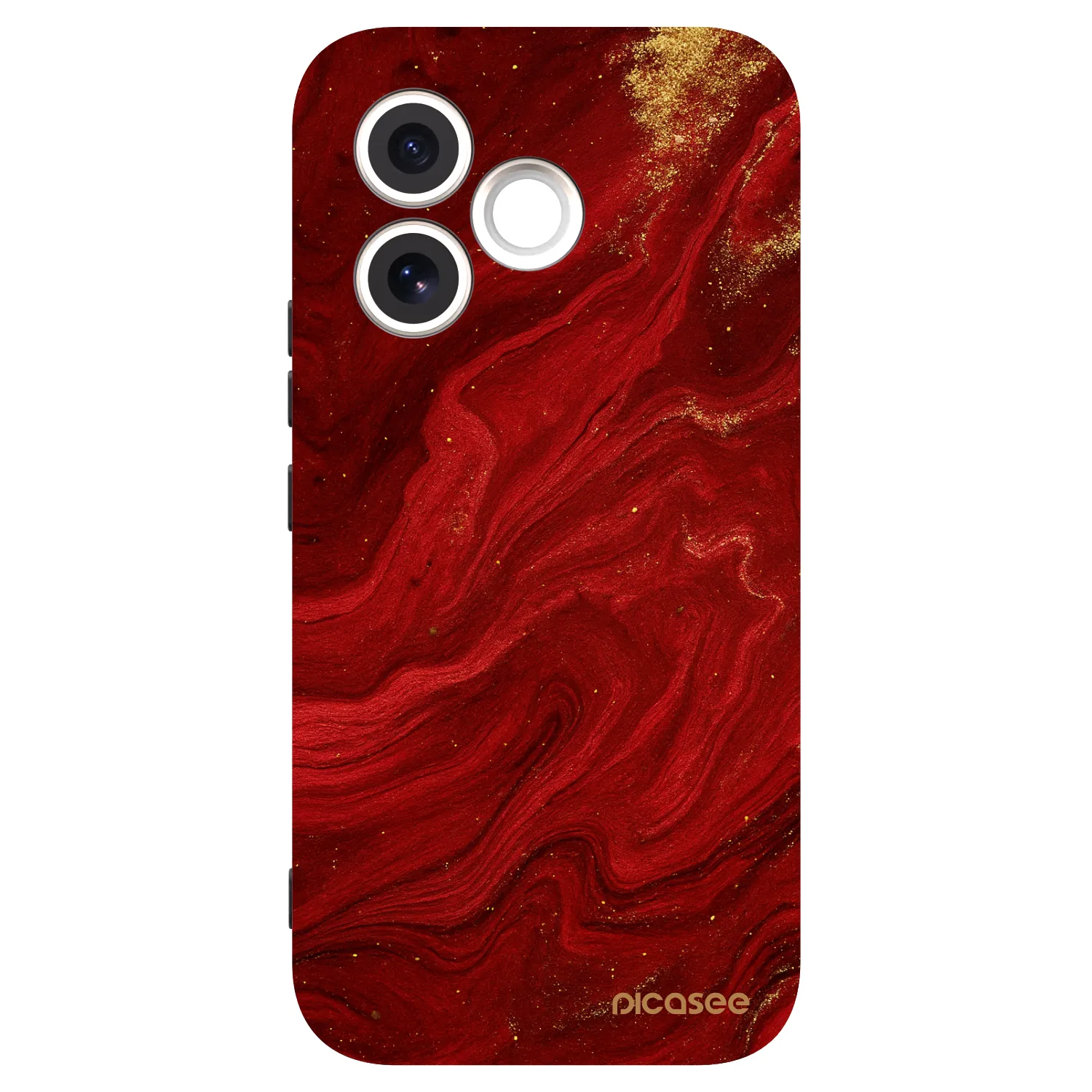 Picasee silikonski črni ovitek za Honor 600 Lite - Red