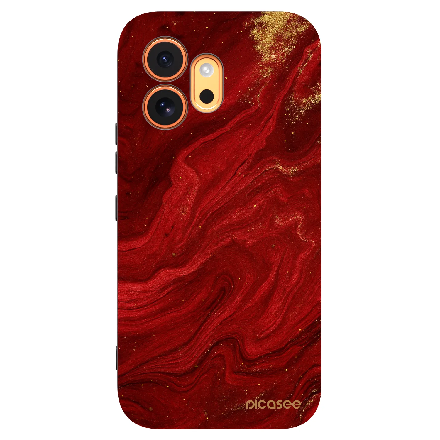 Picasee silikonski črni ovitek za Honor 600 - Red