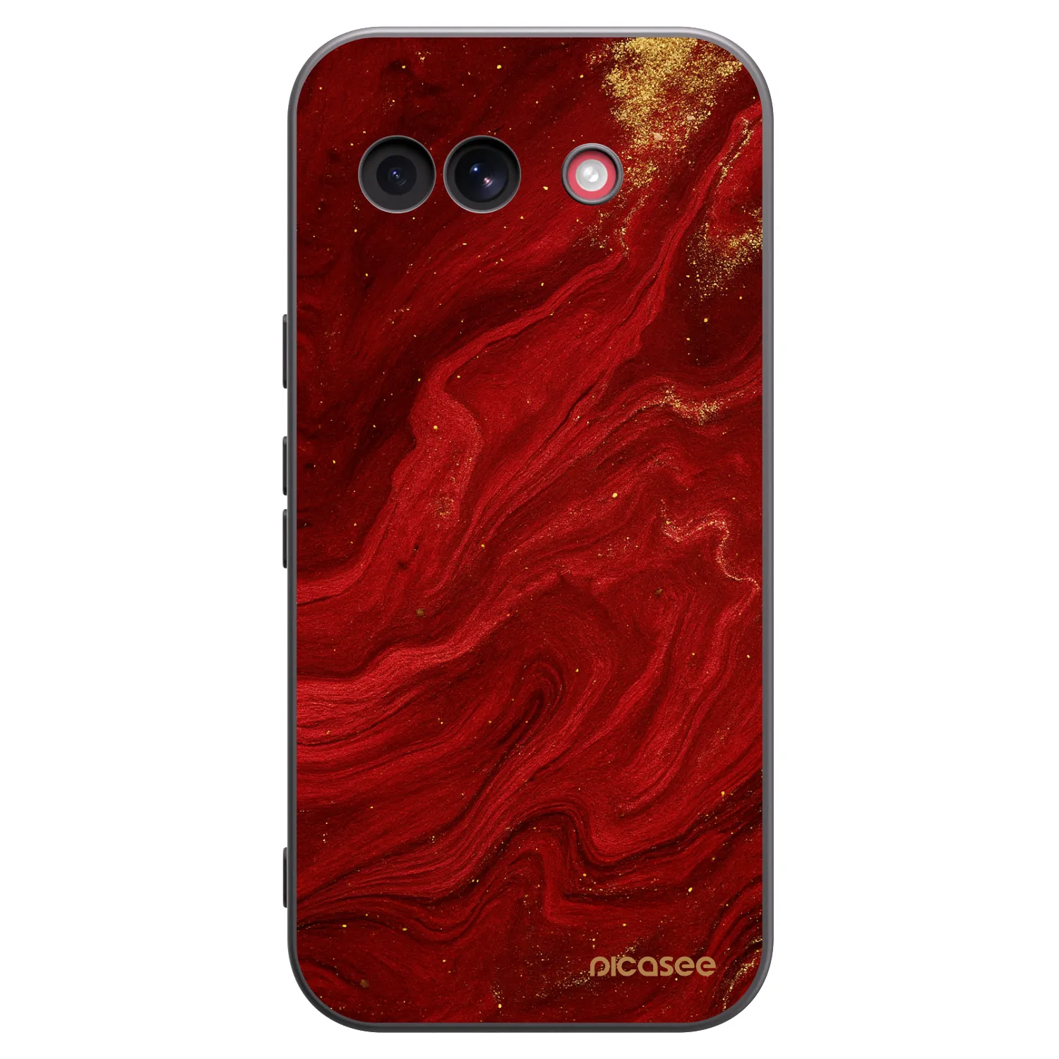 Picasee silikonski črni ovitek za Google Pixel 10a - Red