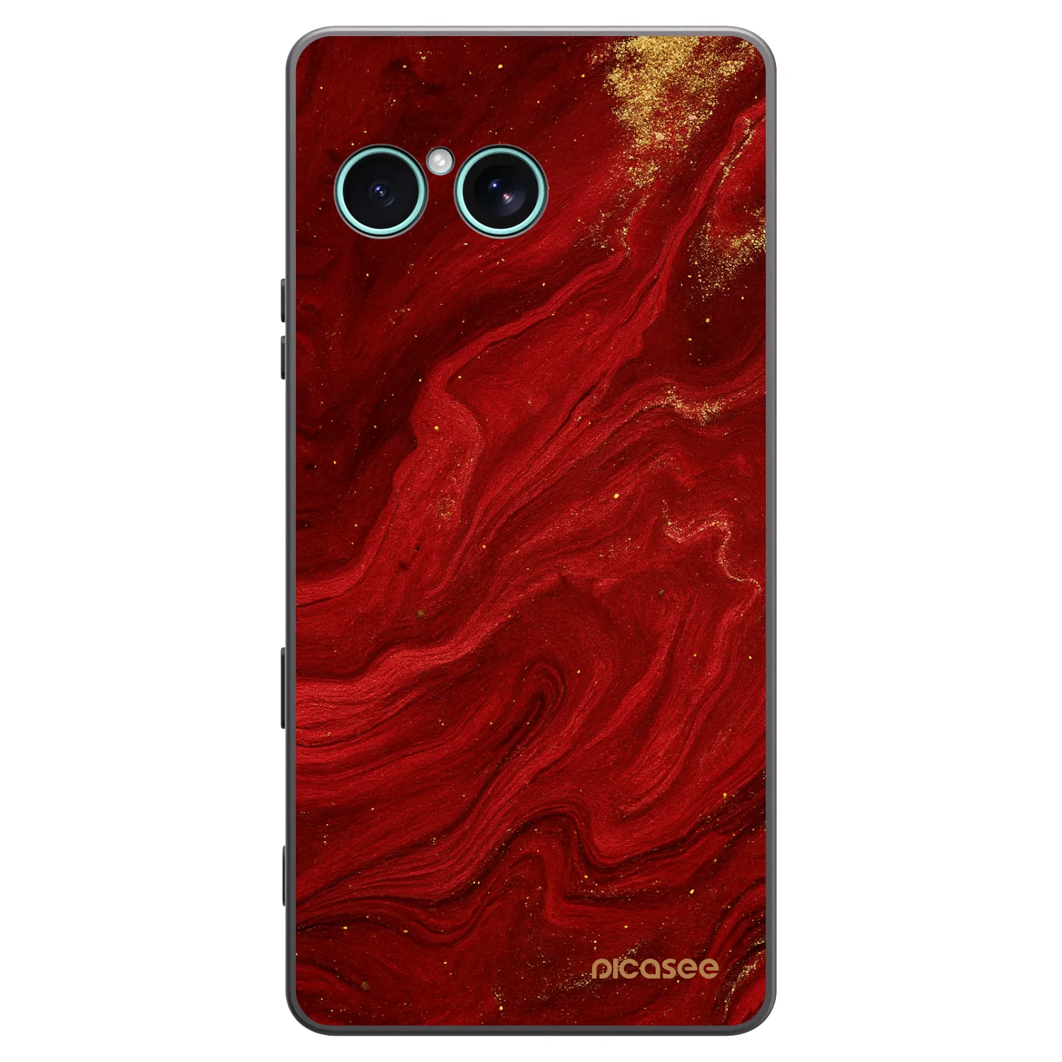 Picasee silikonski črni ovitek za Sony Xperia 10 VII - Red