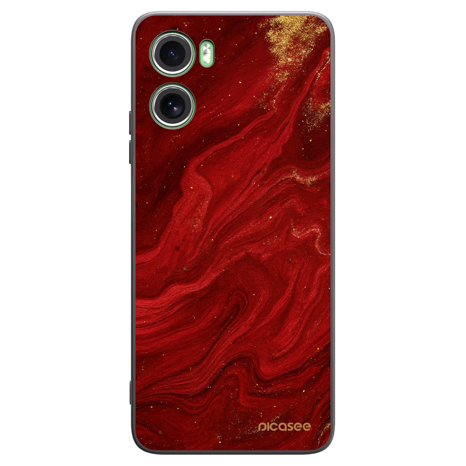 Picasee silikonski črni ovitek za Motorola Moto G06 - Red