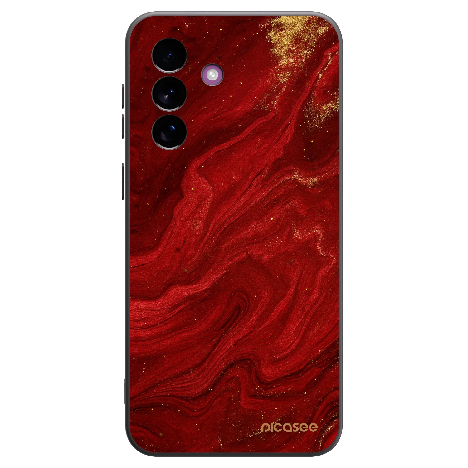Picasee silikonski črni ovitek za Samsung Galaxy A37 - Red