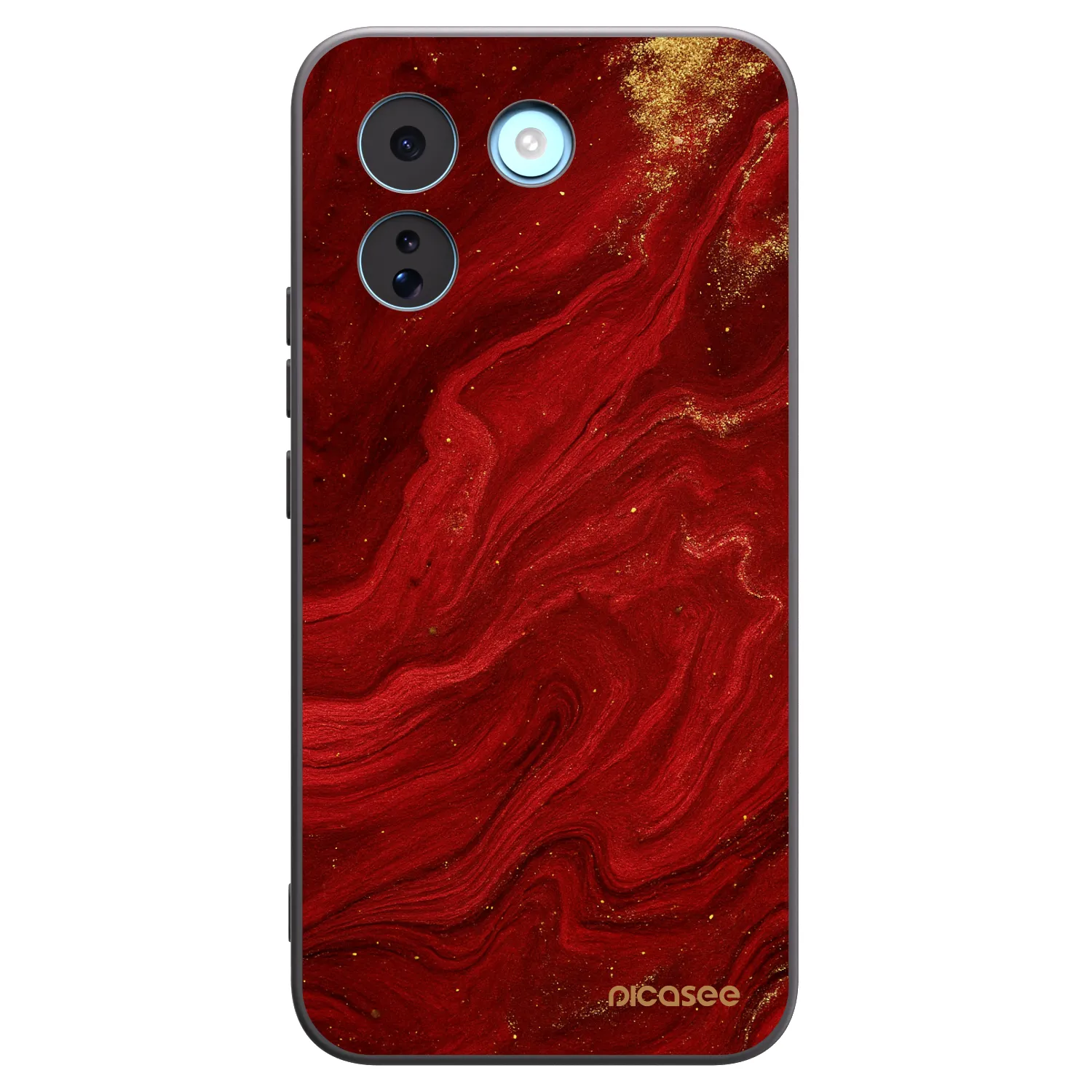 Picasee silikonski črni ovitek za Xiaomi Redmi Note 17 Pro MAX 5G - Red