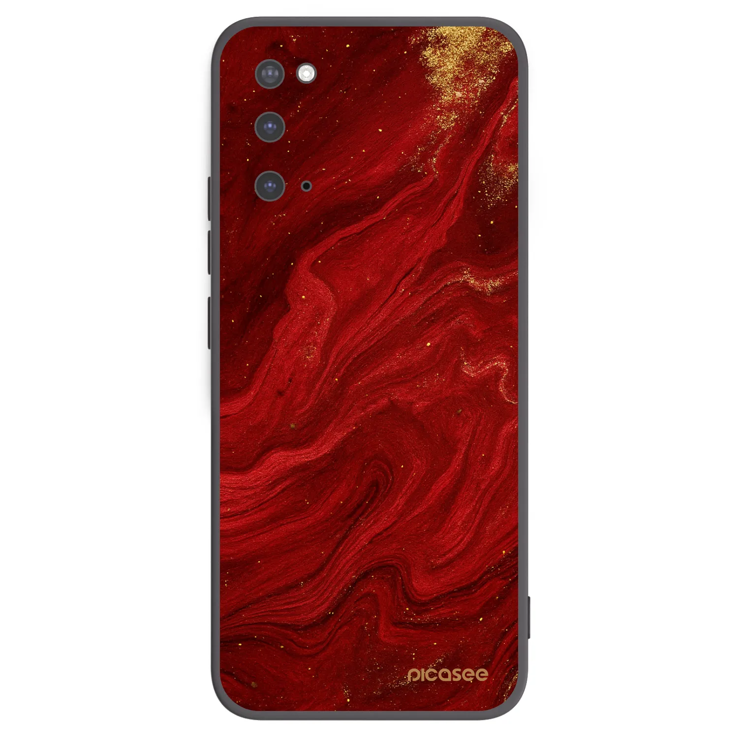 Picasee silikonski črni ovitek za Samsung Galaxy S20 G980F - Red