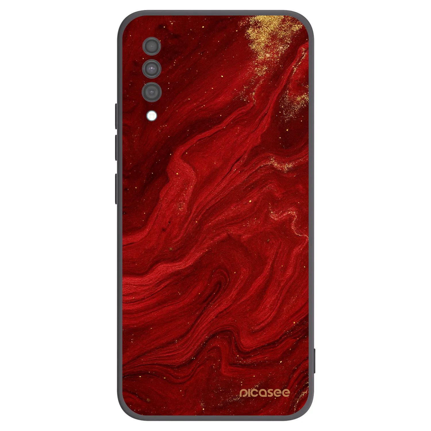 Picasee silikonski črni ovitek za Samsung Galaxy A30s A307F - Red