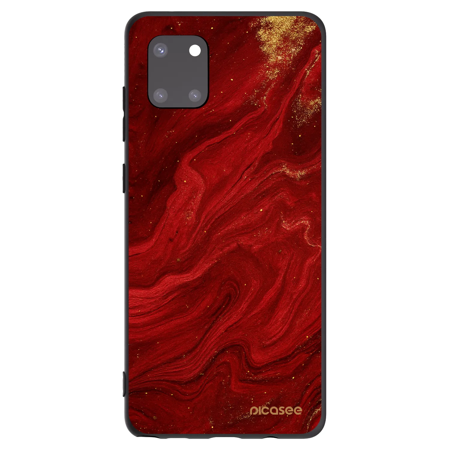 Picasee silikonski črni ovitek za Samsung Galaxy Note 10 Lite N770F - Red