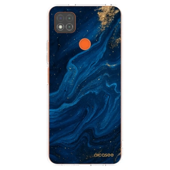 Picasee silikonski prozorni ovitek za Xiaomi Redmi 9C - Blue