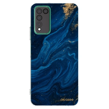 Picasee silikonski prozorni ovitek za Honor 10X Lite - Blue