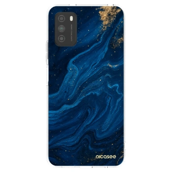 Picasee silikonski prozorni ovitek za Xiaomi Poco M3 - Blue