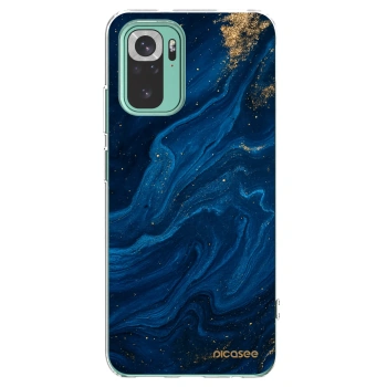 Picasee silikonski prozorni ovitek za Xiaomi Redmi Note 10 Pro - Blue