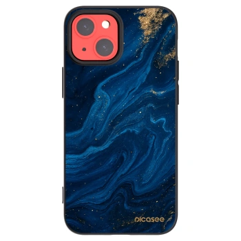 Picasee silikonski črni ovitek za Apple iPhone 13 mini - Blue