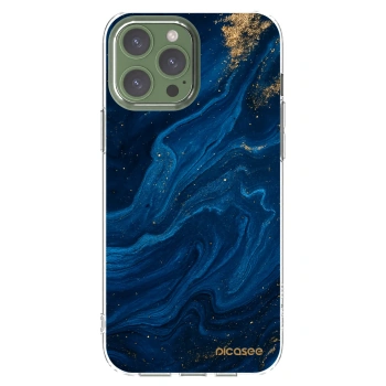 Picasee silikonski prozorni ovitek za Apple iPhone 13 Pro Max - Blue