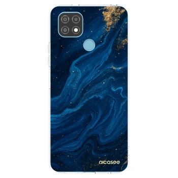 Picasee silikonski prozorni ovitek za Realme C21 - Blue