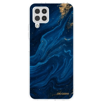 Picasee silikonski prozorni ovitek za Samsung Galaxy A22 A225F 4G - Blue