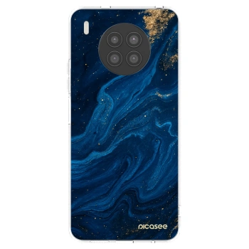Picasee silikonski prozorni ovitek za Huawei Nova 8i - Blue