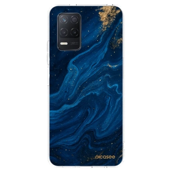 Picasee silikonski prozorni ovitek za Realme 8 5G - Blue