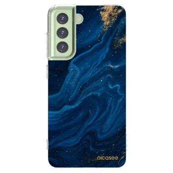 Picasee silikonski prozorni ovitek za Samsung Galaxy S21 FE 5G - Blue