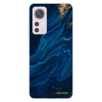 Picasee silikonski prozorni ovitek za Xiaomi 12 - Blue