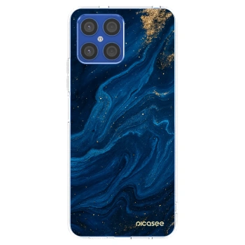 Picasee silikonski prozorni ovitek za Honor X8 4G - Blue