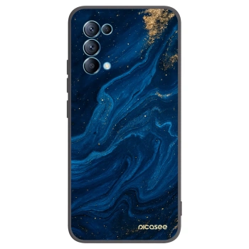 Picasee silikonski črni ovitek za OPPO Reno 5 5G - Blue