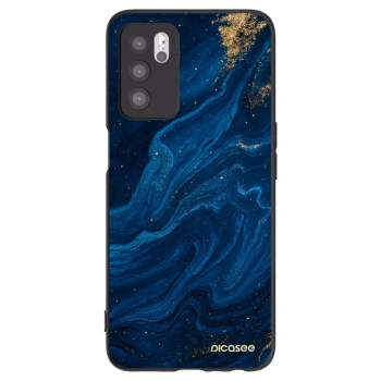 Picasee silikonski črni ovitek za OPPO A16 - Blue