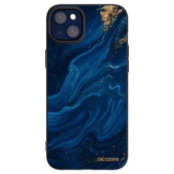 Picasee silikonski črni ovitek za Apple iPhone 14 Plus - Blue