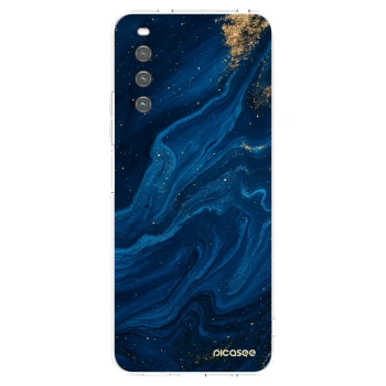 Picasee silikonski prozorni ovitek za Sony Xperia 10 IV 5G - Blue
