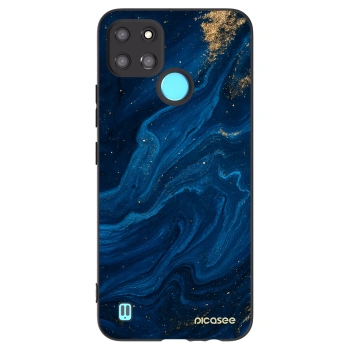 Picasee silikonski črni ovitek za Realme C21Y - Blue