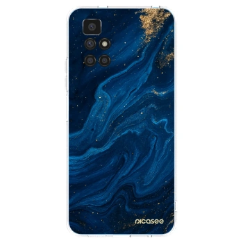 Picasee silikonski prozorni ovitek za Xiaomi Redmi 10 (2022) - Blue