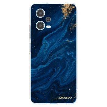 Picasee silikonski prozorni ovitek za Xiaomi Redmi Note 12 5G - Blue