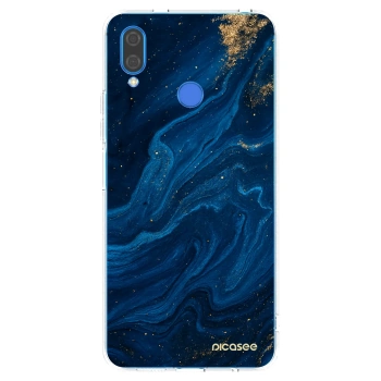 Picasee silikonski prozorni ovitek za Huawei Nova 3 - Blue
