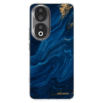Picasee silikonski prozorni ovitek za Honor 90 5G - Blue