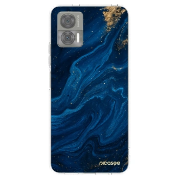 Picasee silikonski prozorni ovitek za Motorola Edge 30 Neo - Blue