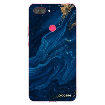 Picasee silikonski prozorni ovitek za Xiaomi Mi 8 Lite - Blue