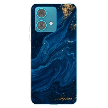 Picasee silikonski prozorni ovitek za Motorola Edge 40 Neo - Blue