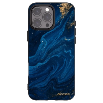 Picasee silikonski črni ovitek za Apple iPhone 16 Pro Max - Blue