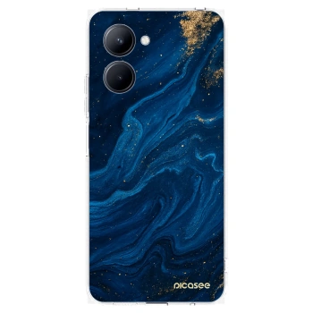 Picasee silikonski prozorni ovitek za Realme C33 (2023) - Blue