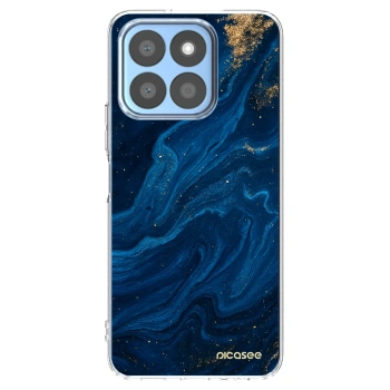 Picasee silikonski prozorni ovitek za Honor X8c - Blue