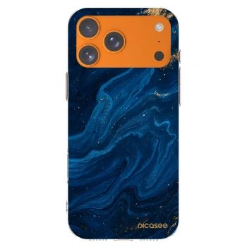 Picasee silikonski prozorni ovitek za Apple iPhone 17 Pro Max - Blue