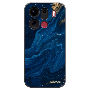 Picasee silikonski črni ovitek za OPPO Find X9 Pro - Blue