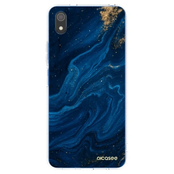 Picasee silikonski prozorni ovitek za Xiaomi Redmi 7A - Blue